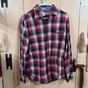 J. Crew RARE Red and Blue Plaid Button Down Shirt! The real DEAL!! ✌️ ❤️